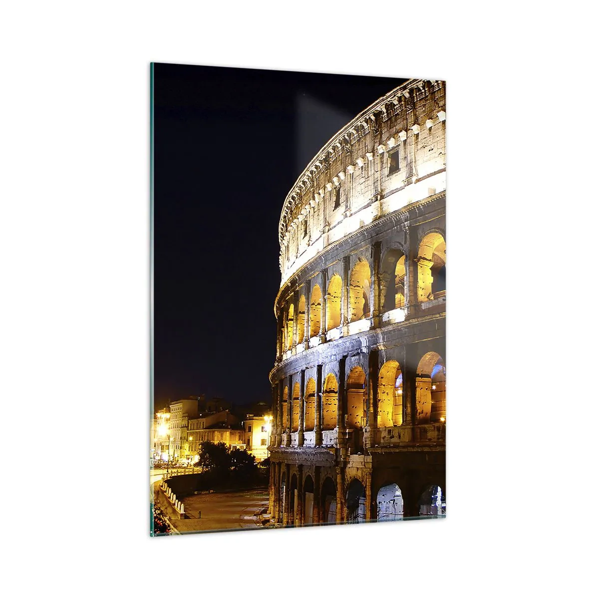 Schilderen op glas - Het is tijd om de Olympische Spelen te starten - 50x70 cm
