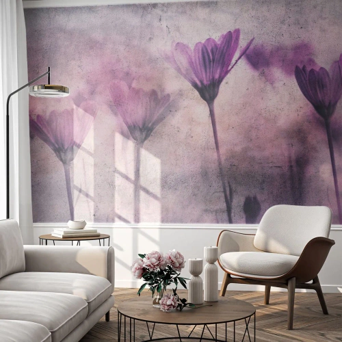 Fotobehang Premium Sand - Een droom van bloemen - Bloemen, Deel, Tuin - 300x210 cm