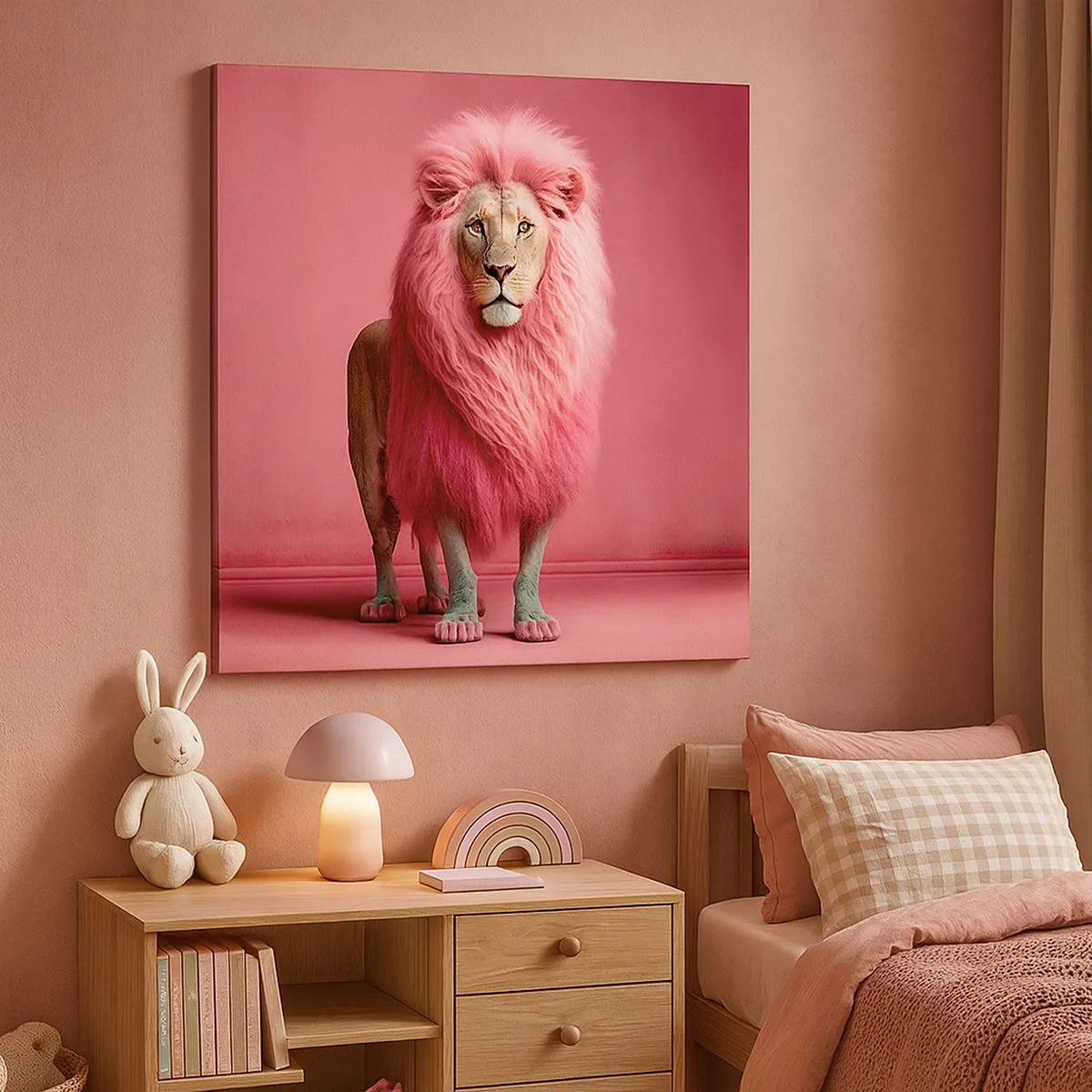 Schilderen op canvas - En je bent niet meer bang - 30x30 cm