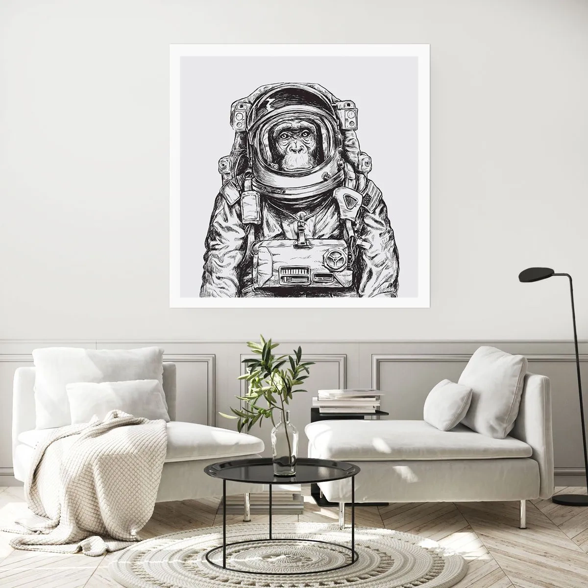 Poster - Alternatieve evolutie - 40x40 cm