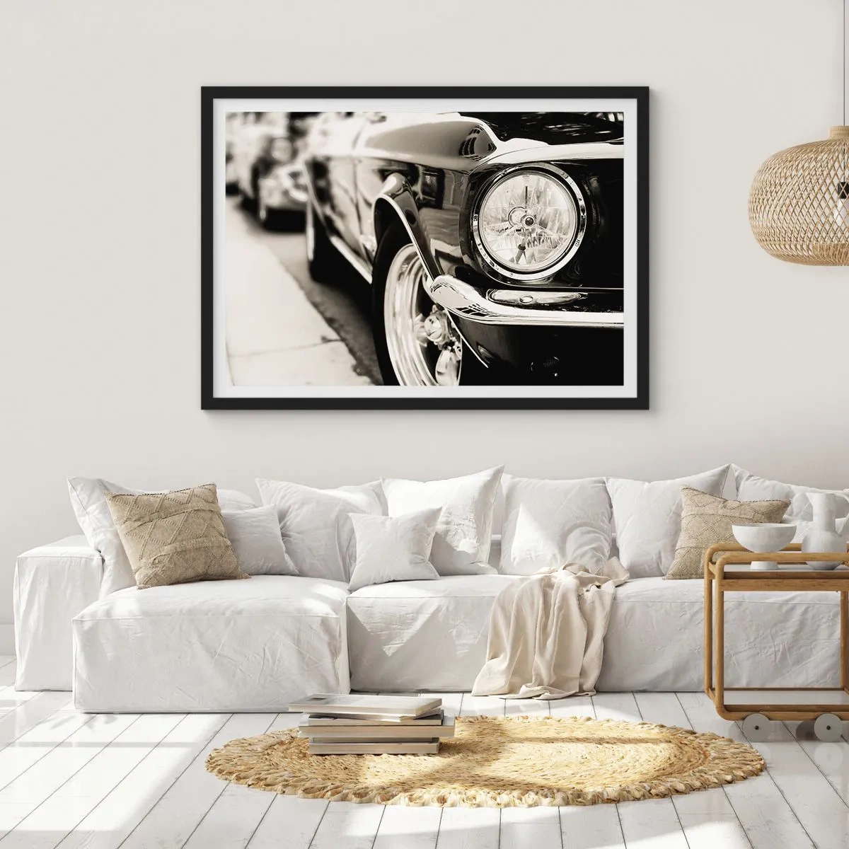 Poster in een zwarte lijst - Permanente glans - 70x50 cm