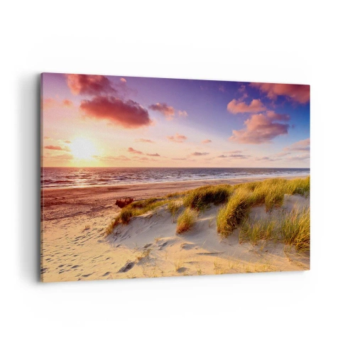 Schilderen op canvas - De lucht ruikt al in de zomer - 100x70 cm