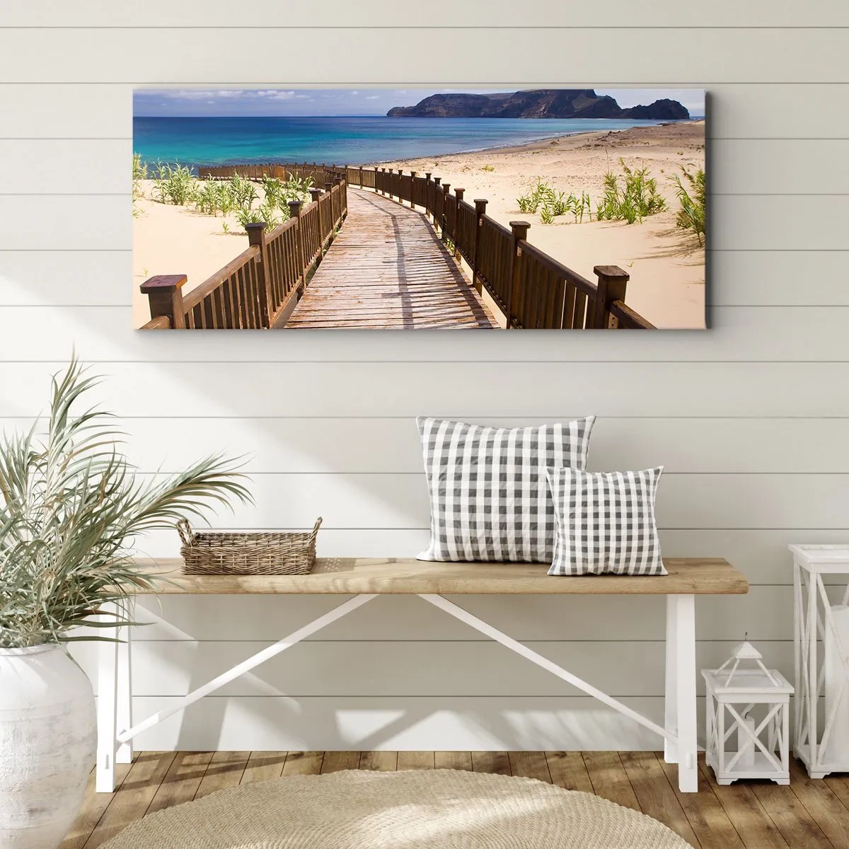 Schilderen op canvas - Neem me mee naar de gelukkige eilanden - 120x50 cm