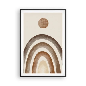 Poster in een zwarte lijst - In een sterrenstelsel ver, ver weg - 61x91 cm