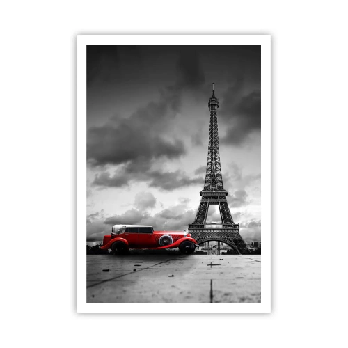 Poster - Nog niet zo lang geleden in Parijs - 70x100 cm