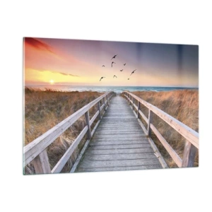 Schilderen op glas - De ruimte voor opvliegen - 120x80 cm