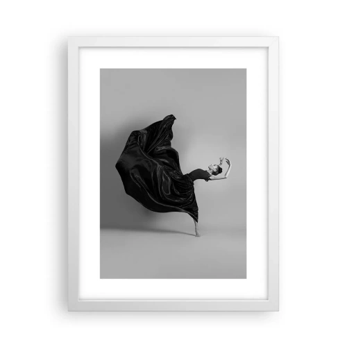 Poster in een witte lijst - Gevleugeld door muziek - 30x40 cm