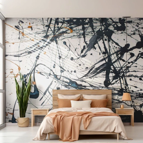 Zelfklevend Fotobehang Deluxe Sticker - Zin of geen zin? - Abstractie, Grafisch, Deel - 500x350 cm