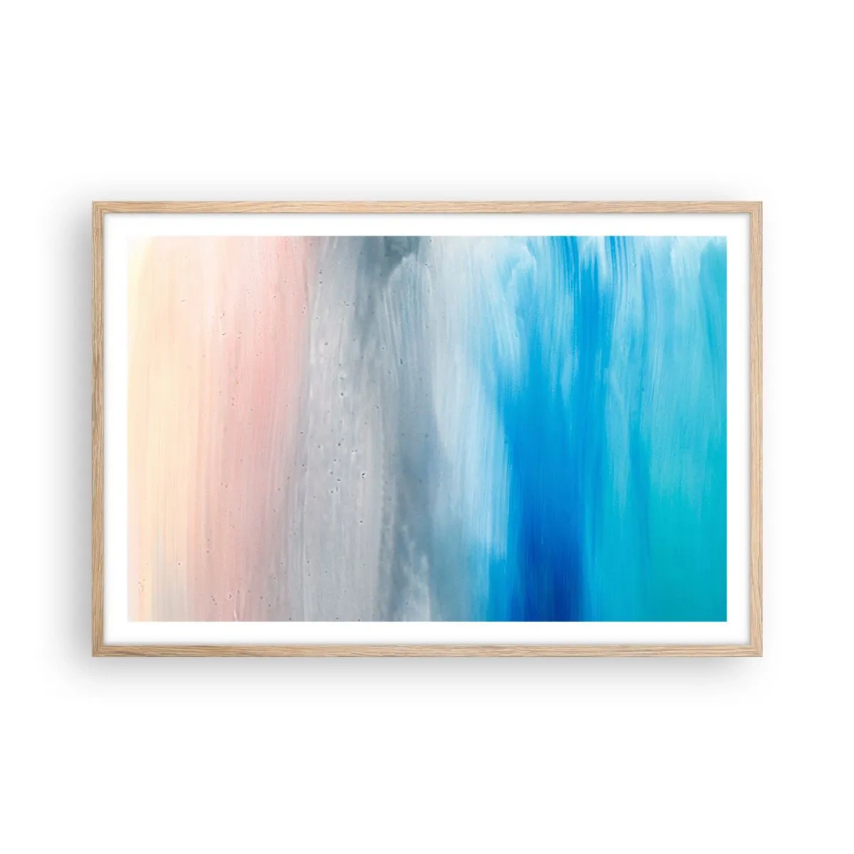 Een poster in een licht eiken lijst - Elementen: lucht - 91x61 cm