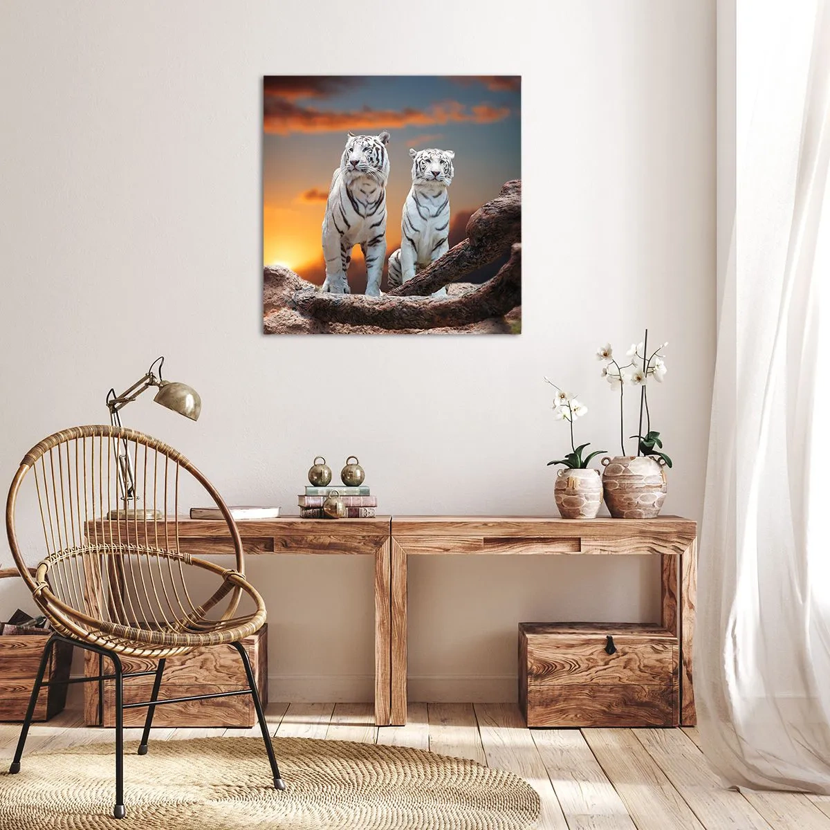 Schilderen op canvas - Net als in Narnia - 70x70 cm