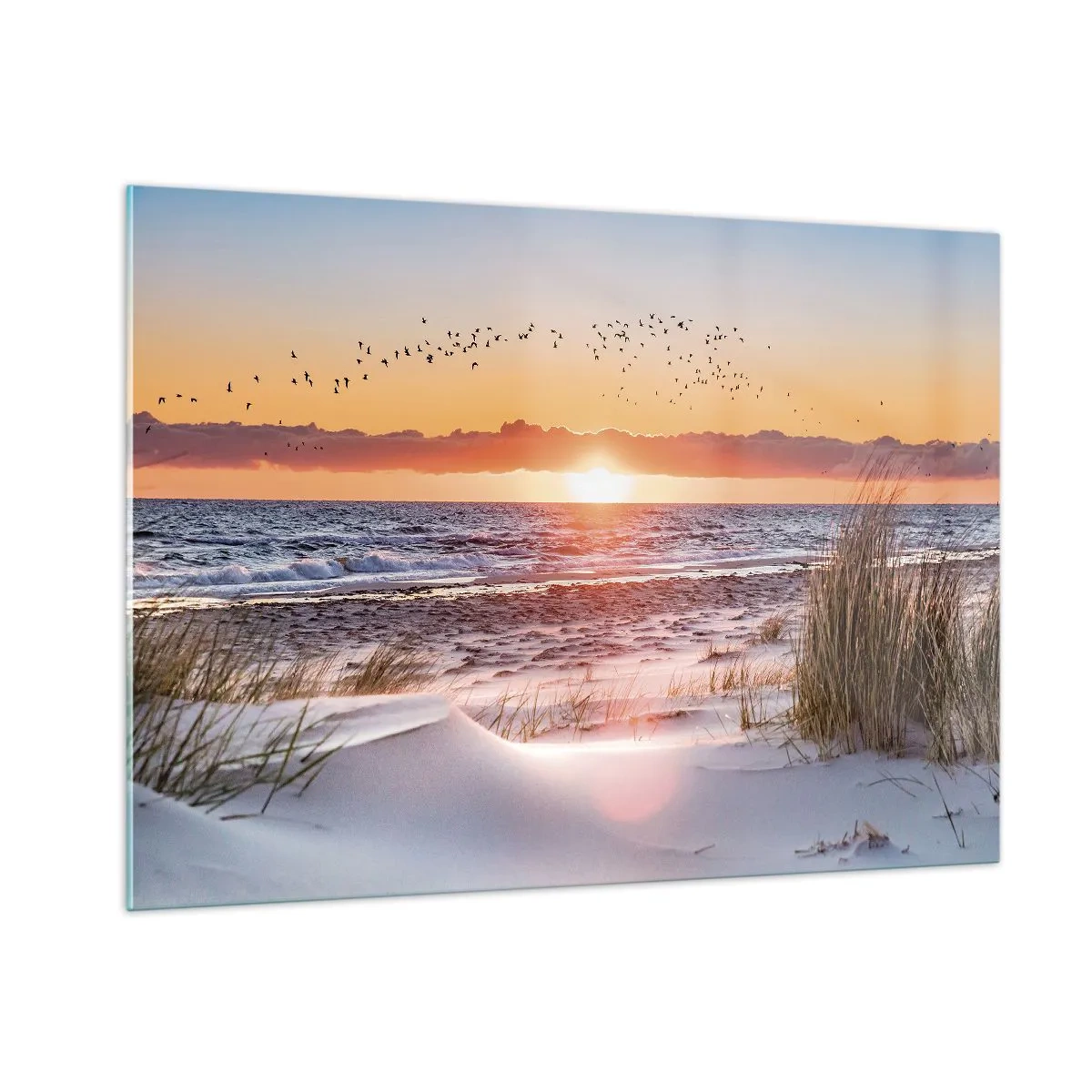 Schilderen op glas - Horizontaal landschap - 100x70 cm