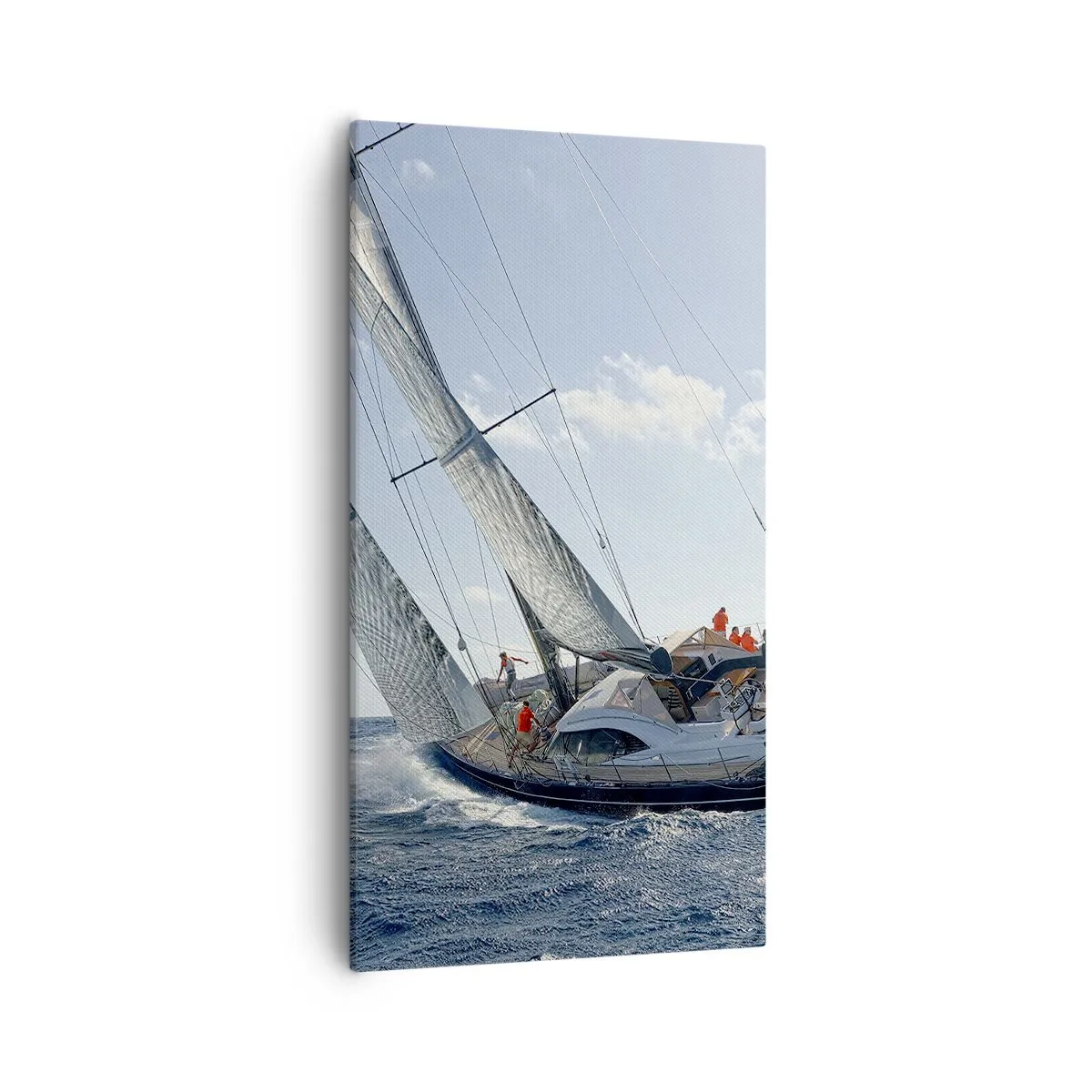 Schilderen op canvas - Laat de betere zegevieren - 55x100 cm
