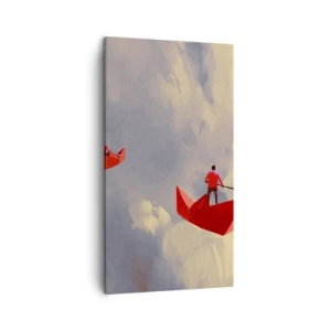 Schilderen op canvas - Dromers expeditie - 45x80 cm