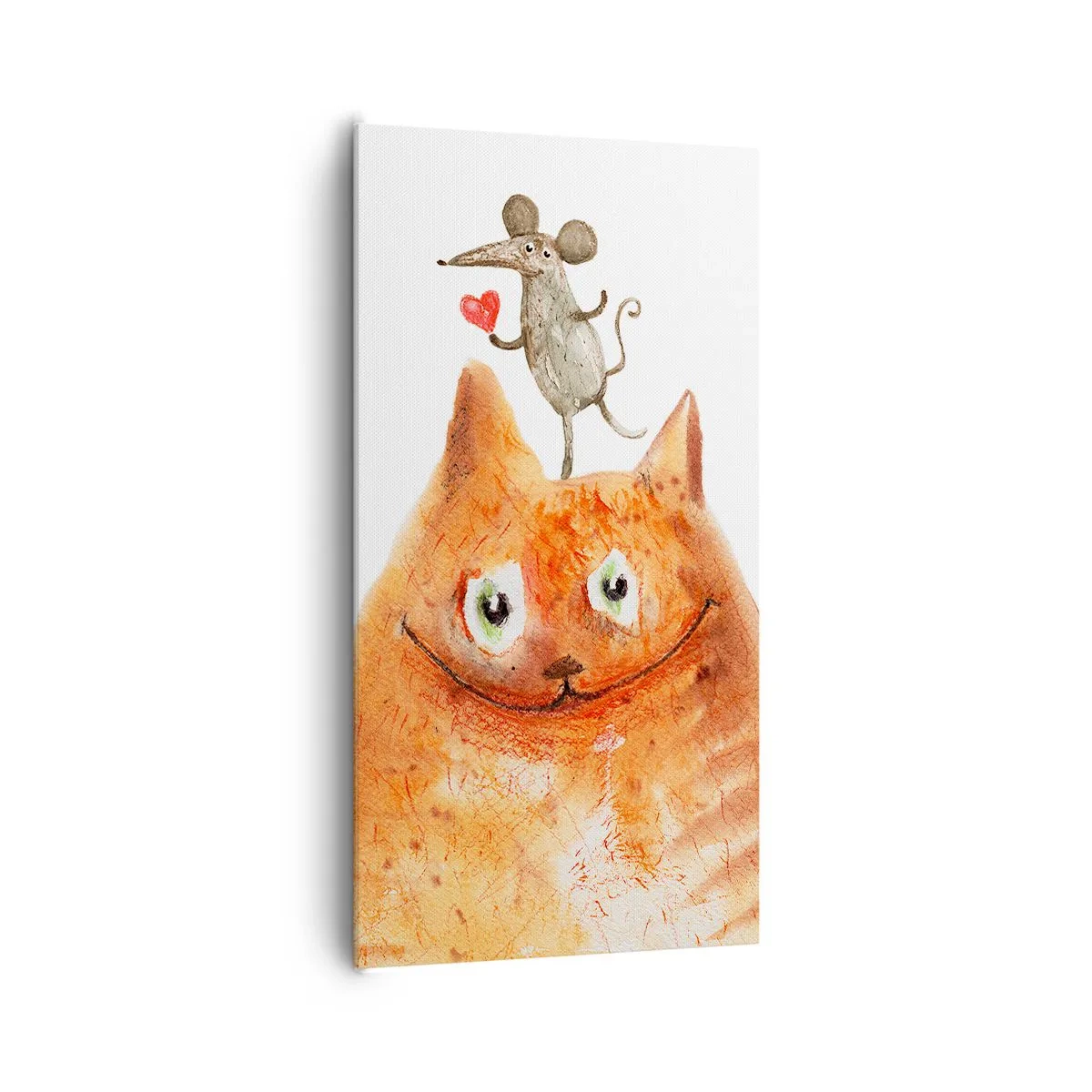 Schilderen op canvas - De paradoxen van de liefde - 65x120 cm