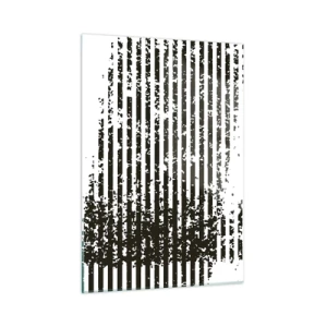 Schilderen op glas - Ritme en ruis - 50x70 cm