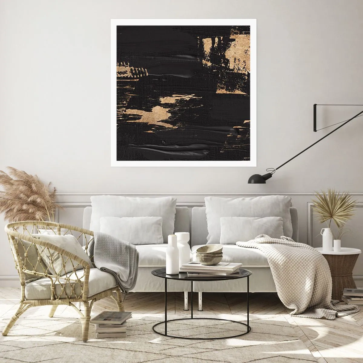 Poster - Spoor van aanraking - 60x60 cm