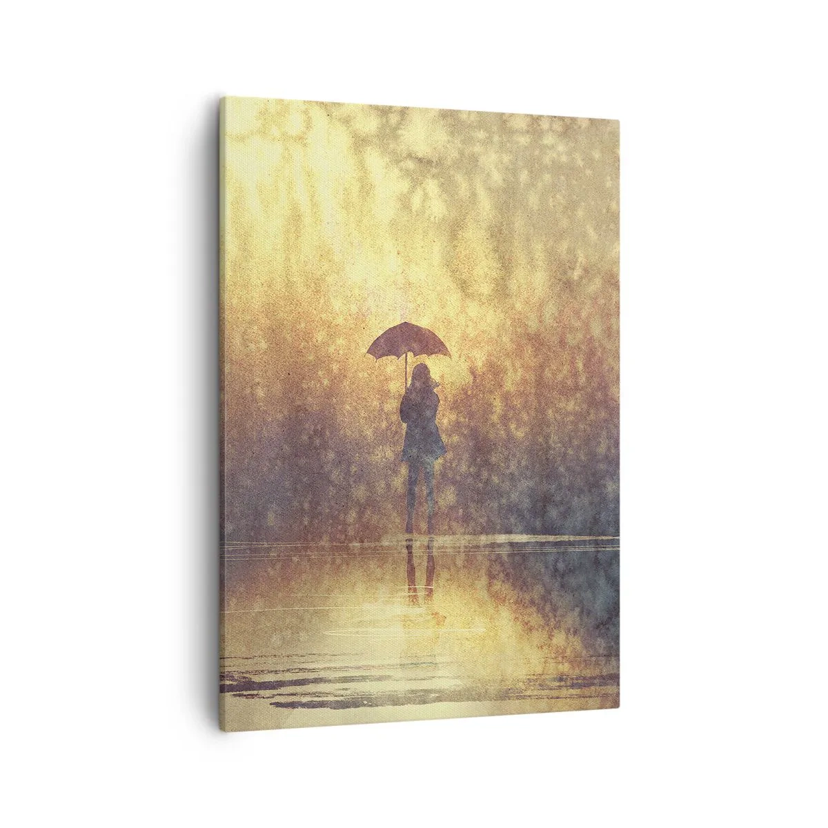 Schilderen op canvas - Ik voel dat iemand naar me kijkt - 50x70 cm