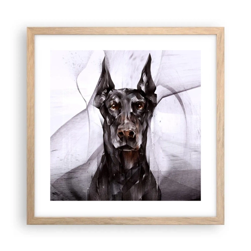 Een poster in een licht eiken lijst - Hooggeboren - 40x40 cm