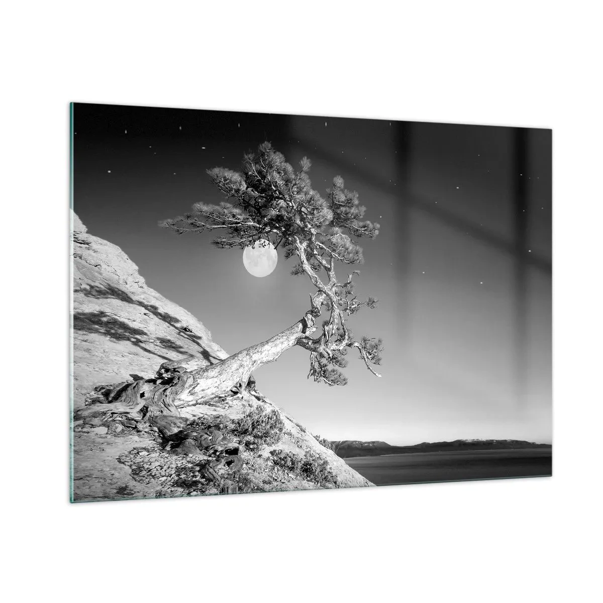 Schilderen op glas - Een zegevierende jager - 100x70 cm