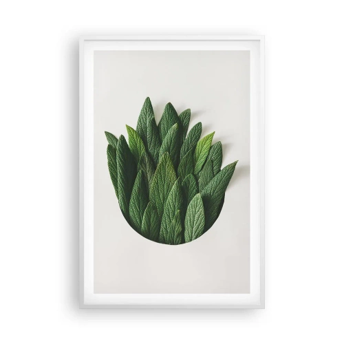 Poster in een witte lijst - Ongebreidelde nieuwsgierigheid - 61x91 cm