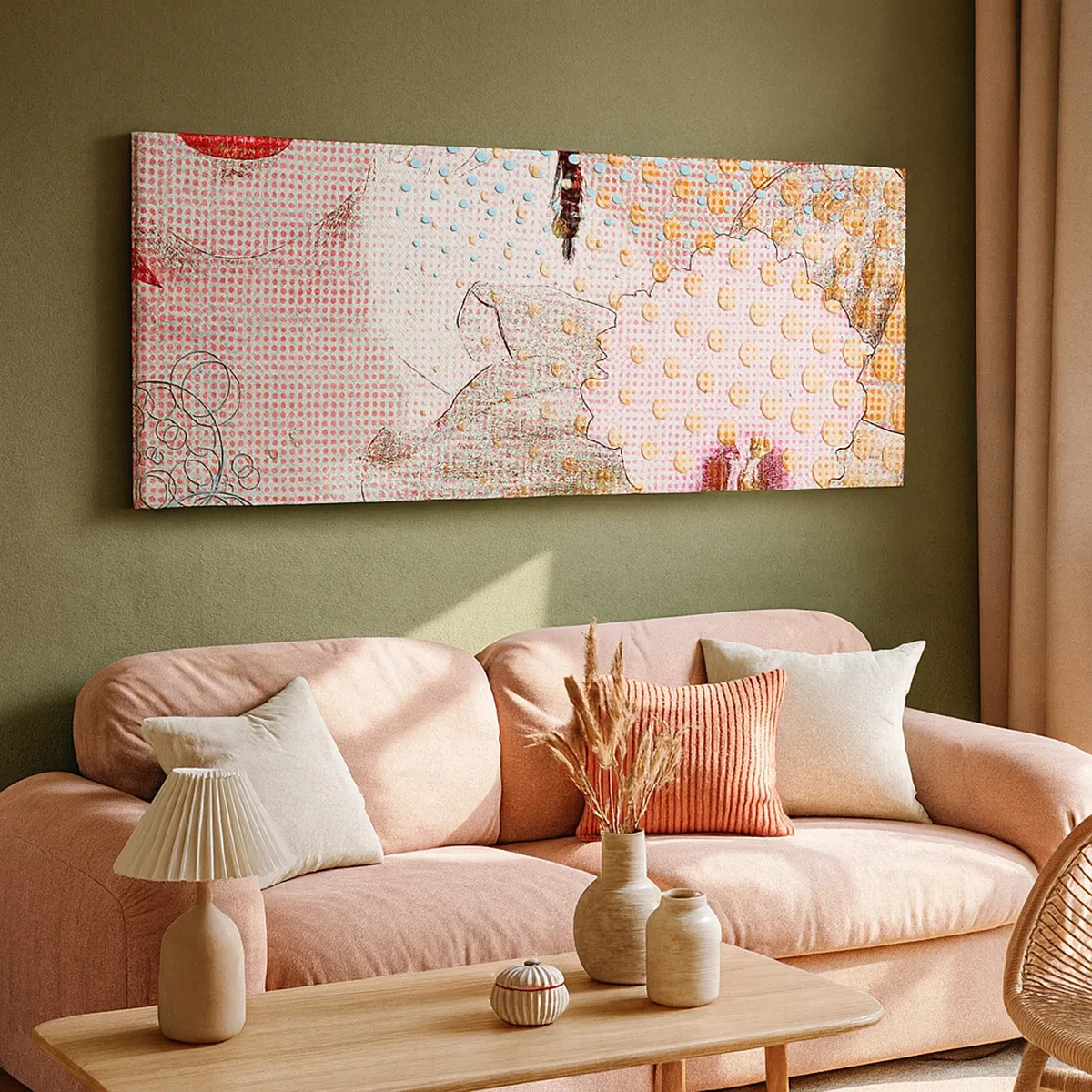 Schilderen op canvas - Stripboek heroïne - 30x30 cm