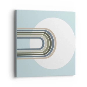 Schilderen op canvas - Onweerstaanbare aantrekkingskracht - 30x30 cm