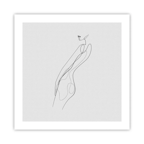 Poster - Gewoon een belofte - 50x50 cm