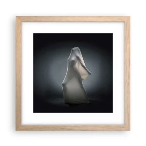 Een poster in een licht eiken lijst - Verborgen verlangens - 30x30 cm