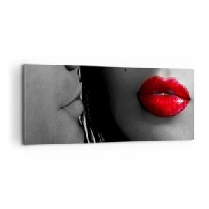 Schilderen op canvas - Oog in oog - 100x40 cm