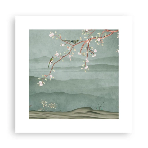 Poster - Lente, oh jij bent het - 30x30 cm