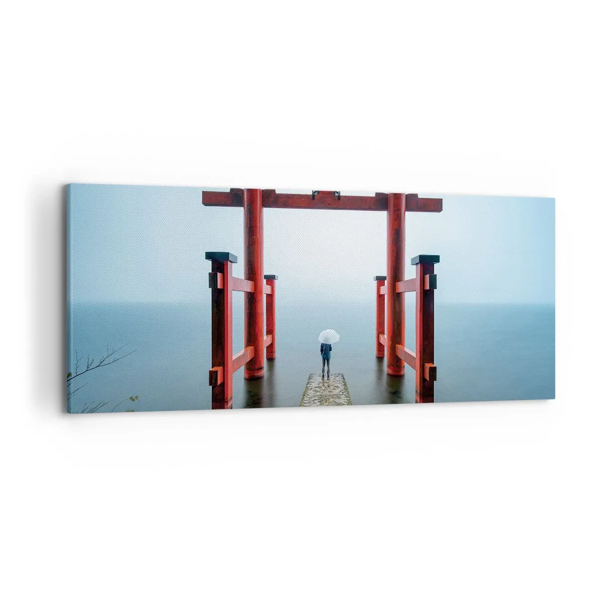 Schilderen op canvas - Japanse mijmering - 120x50 cm