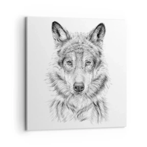 Schilderen op canvas - Een geboren leider - 60x60 cm