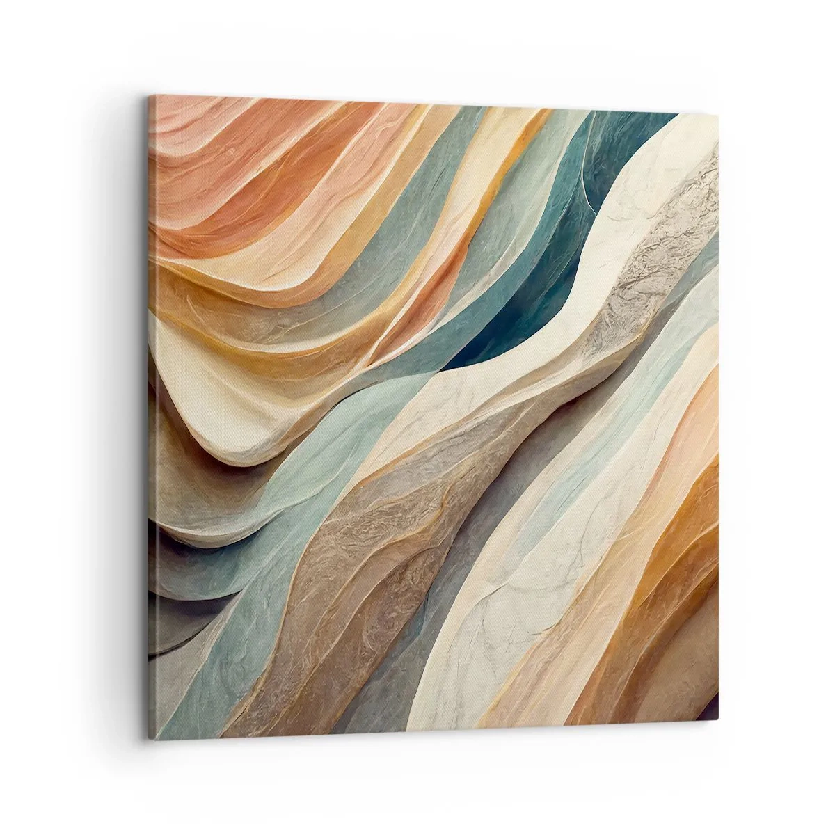 Schilderen op canvas - Het moment vóór de verandering - 60x60 cm