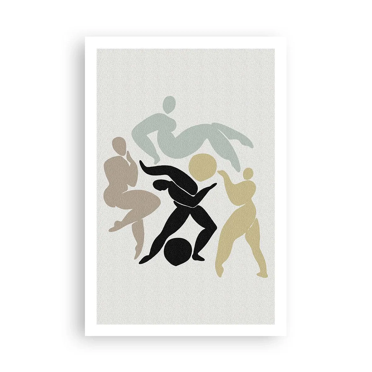 Poster - Beweging voor gezondheid en schoonheid - 61x91 cm