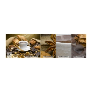 Fotobehang Monster Premium Sand - Voor sensatiezoekers - Gastronomie, Chocolade, Koffie - 100x30 cm