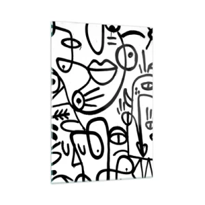 Schilderen op glas - Gezichten en luchtspiegelingen - 50x70 cm