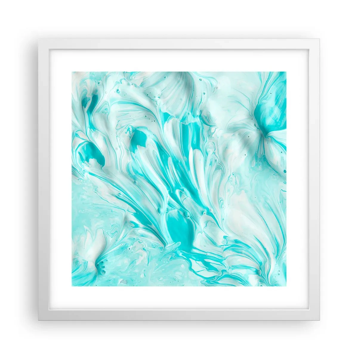 Poster in een witte lijst - Voor altijd samen - 40x40 cm