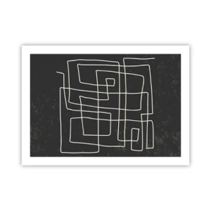 Poster - Niet zo eenvoudig - 70x50 cm