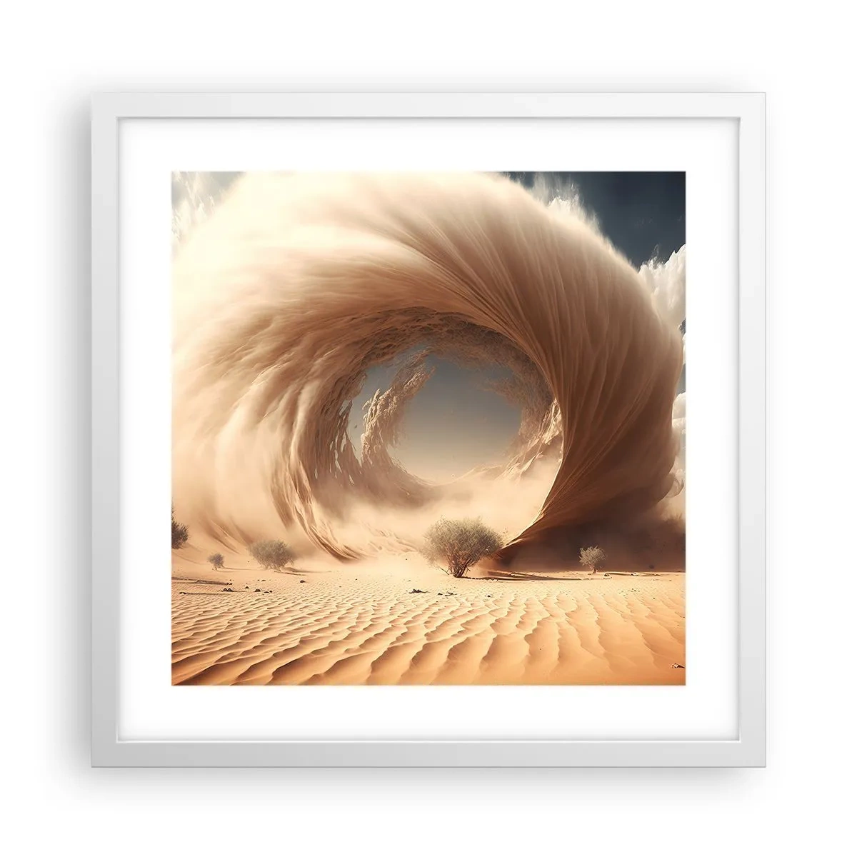 Poster in een witte lijst - Open portaal - 40x40 cm