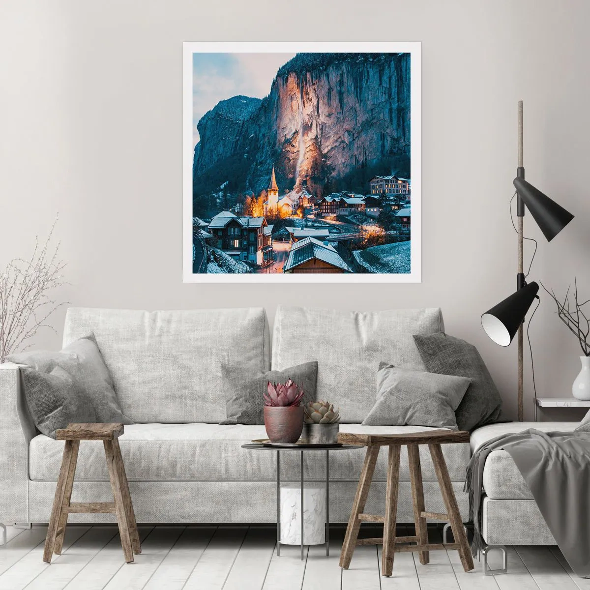 Poster - De stralende geest van de winter - 60x60 cm