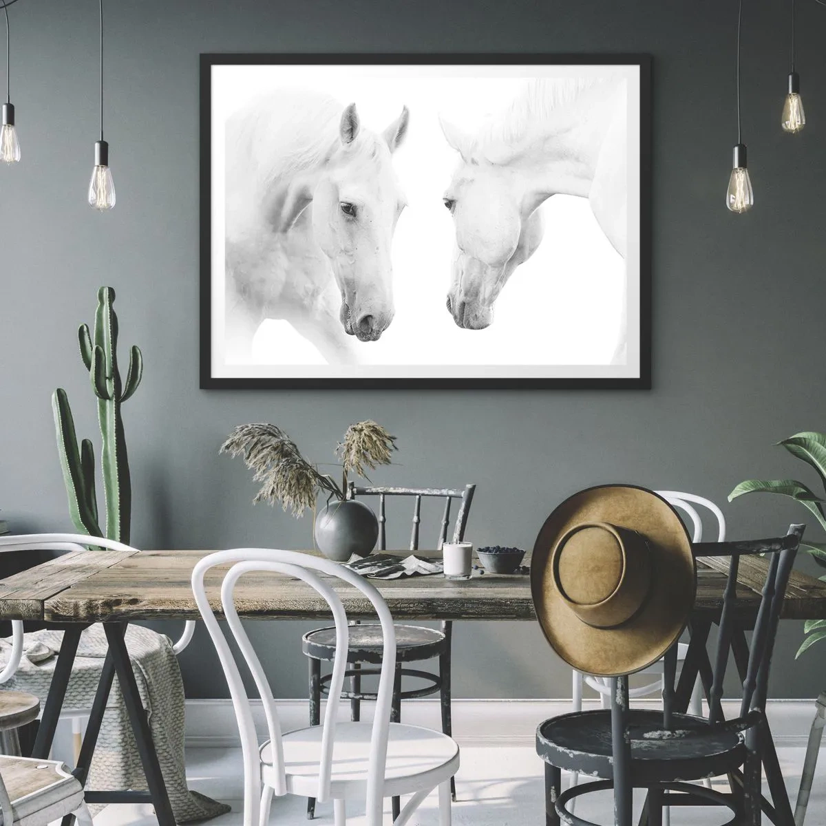 Poster in een zwarte lijst - Is dit vriendschap...? - 70x50 cm