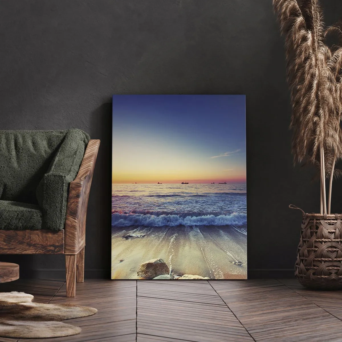 Schilderen op canvas - Hoe zit het met de horizon? - 80x120 cm