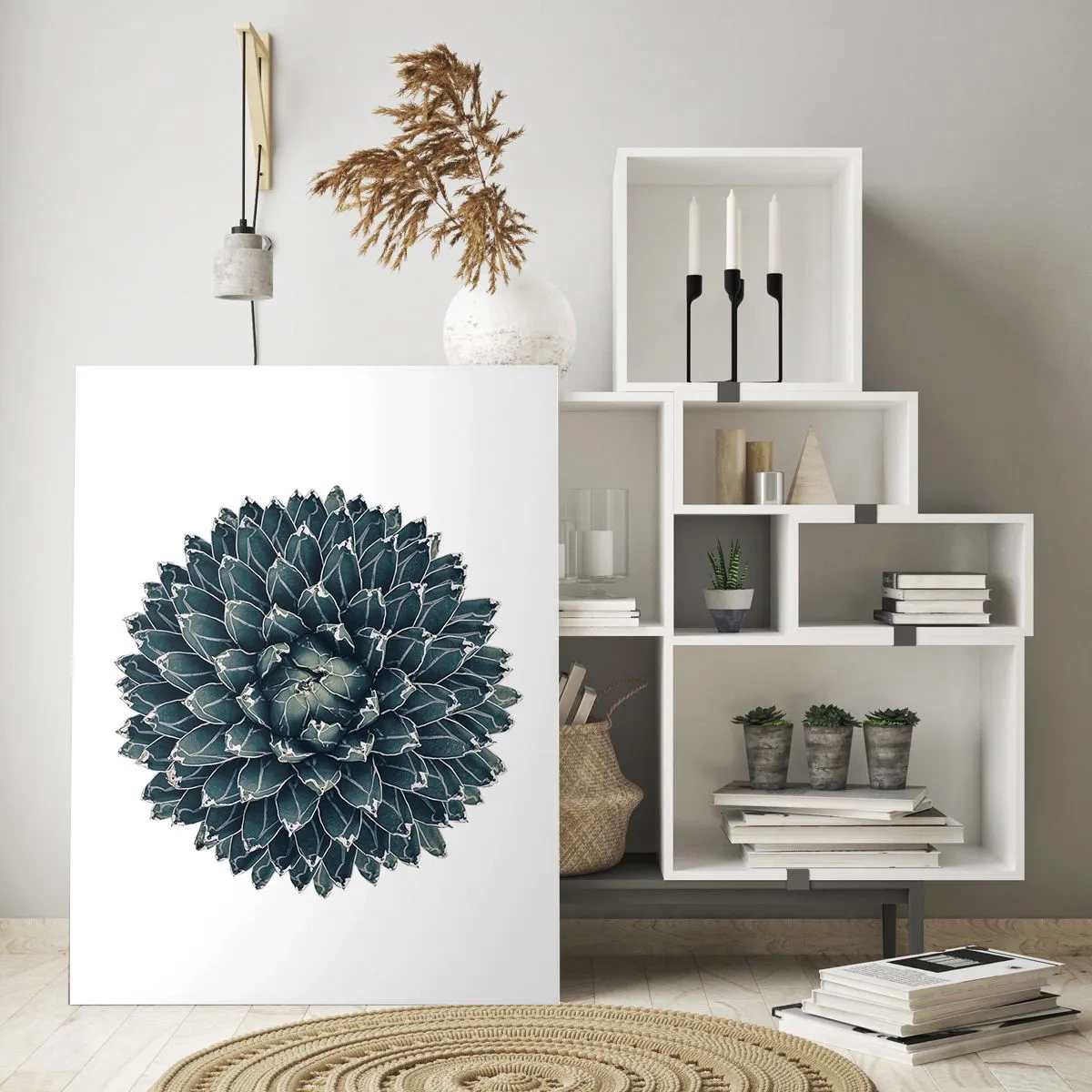 Schilderen op glas - De ster van de woestijn - 50x70 cm