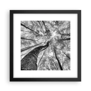 Poster in een zwarte lijst - Race naar het licht - 30x30 cm