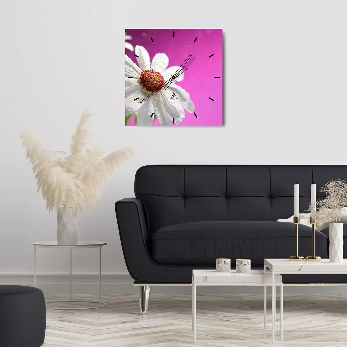 Wandklok - Klok - Bescheiden in zijn schoonheid - 30x30 cm