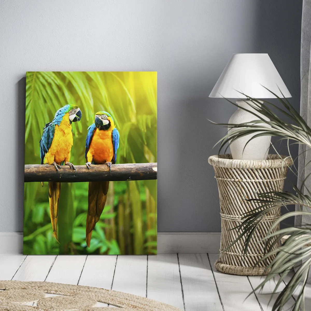 Schilderen op canvas - En heb je gehoord dat ze...? - 50x70 cm