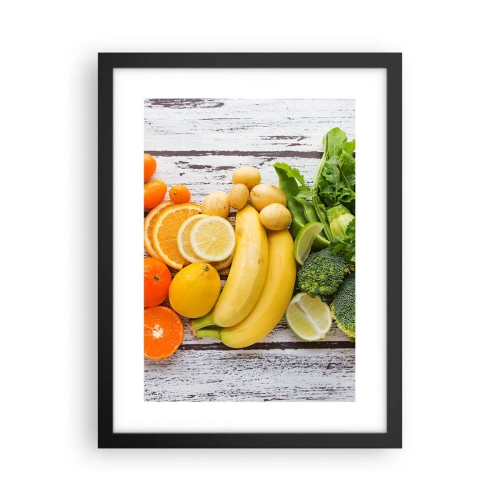 Poster in een zwarte lijst - Het is niet genoeg? - 30x40 cm