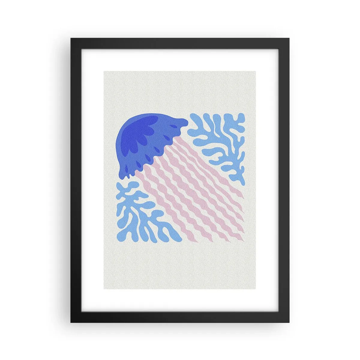 Poster in een zwarte lijst - Als uit een andere wereld - 30x40 cm