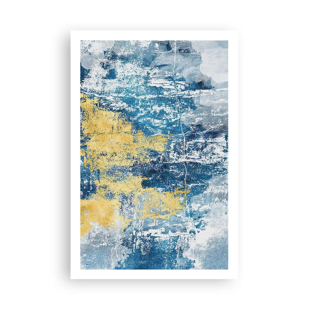 Poster - Abstractie vol met weer - 61x91 cm