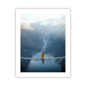 Poster - Blij in het ongewisse - 40x50 cm